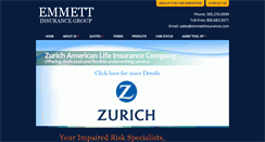 Desktop Screenshot of emmettinsurance.com